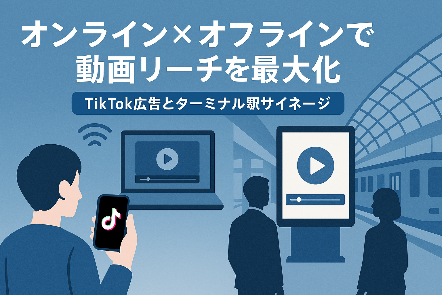オンライン×オフラインで動画効果を最大化 ――TikTok広告×ターミナル駅サイネージの統合プロモーション事例